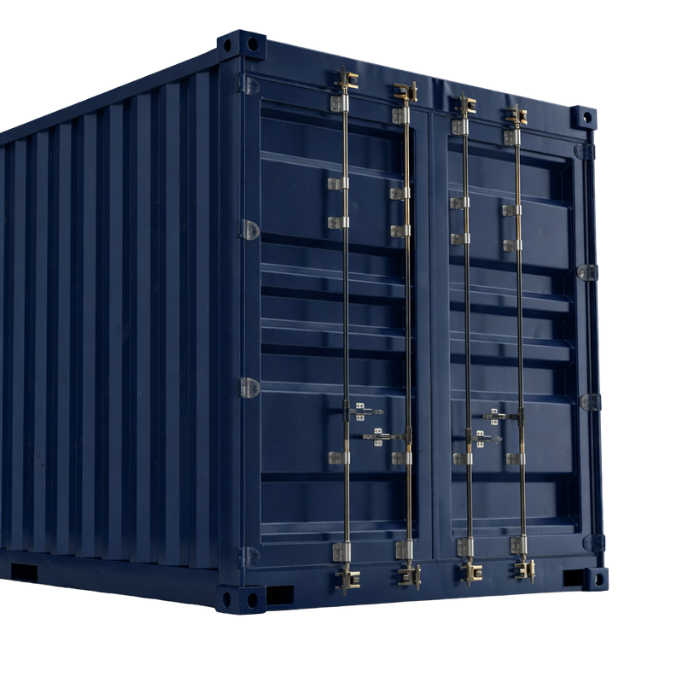 Contenedor de carga para transporte fiscalizado y logística terrestre en México