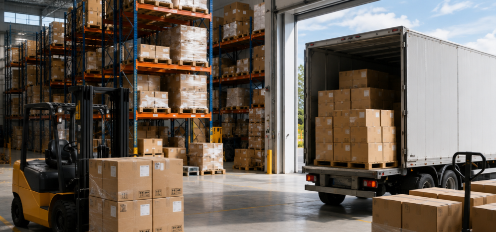 Servicio de almacenaje externo y distribución de mercancías para empresas con United International Transport.